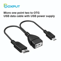 micro one point two to otg 2 in 1 usb cable device extension cord cable charger power for tv sticks devices without usb port
