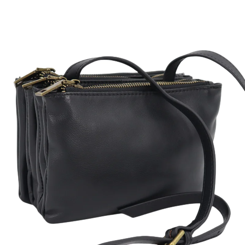

Organ Design Multi-Layer Classic Small Crossbody Bags For Women Real Leather Flap Shoulder Bag Luxury Designer Handbag and Purse