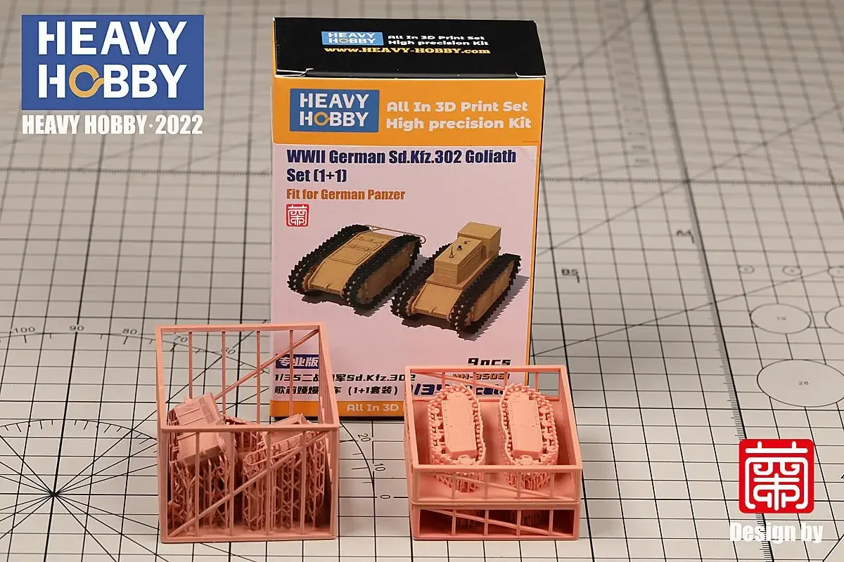 Heavy Hobby HH-35061 1/35 Немецкий набор Goliath времен Второй мировой войны Sd.Kfz.302 (1+1)