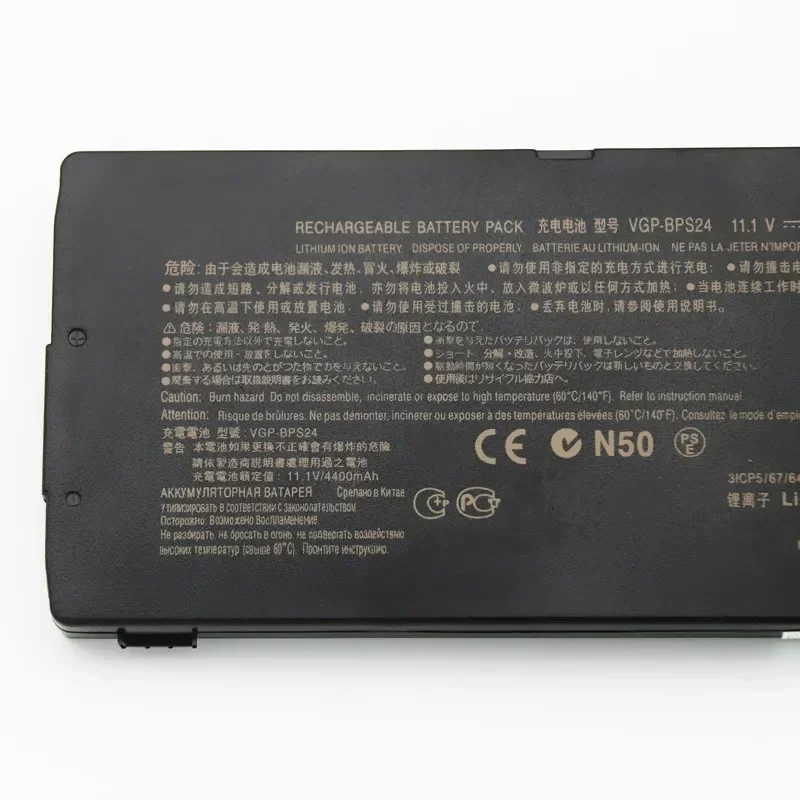 VGP-BPS24 BPL24 BPSC24 Аккумулятор для ноутбука 4400 мАч Замена SONY Vaio SA SB SC SD VPCSA VPCSD OEM Factory 11 1 В