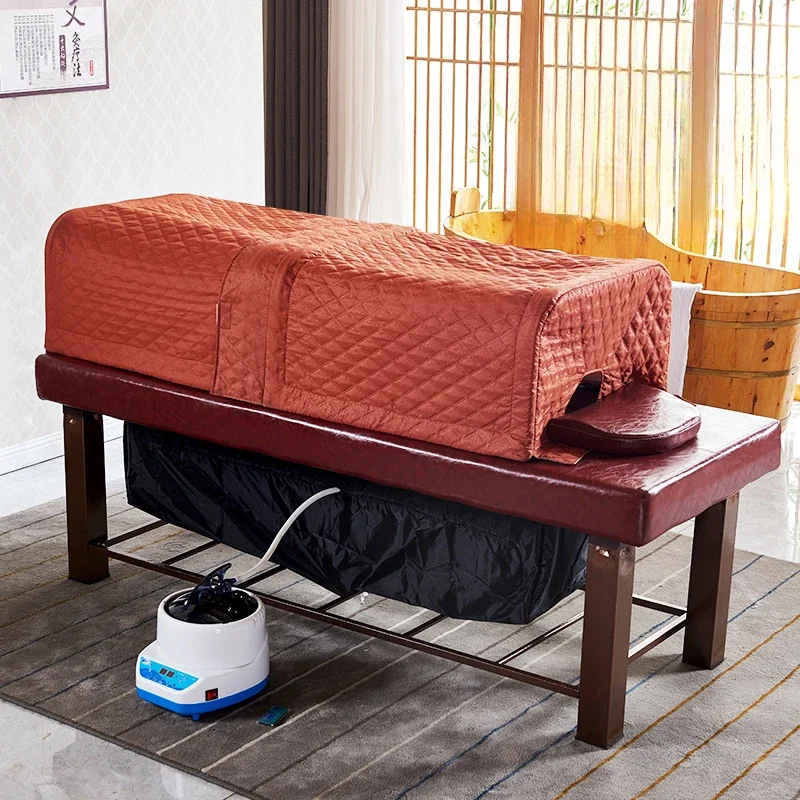 Спа-эстетик массажный стол портативный для ногтей деревянный осмотр Lettino Estetista