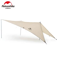 naturehike gabled rear upf50 high sun protection awning 15d oxford cloth camping awning waterproof awning travel awning