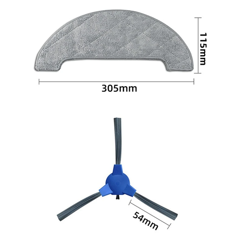 Запчасти для пылесоса Hosome G9070 основная и боковая щетки робота Hepa фильтр насадка