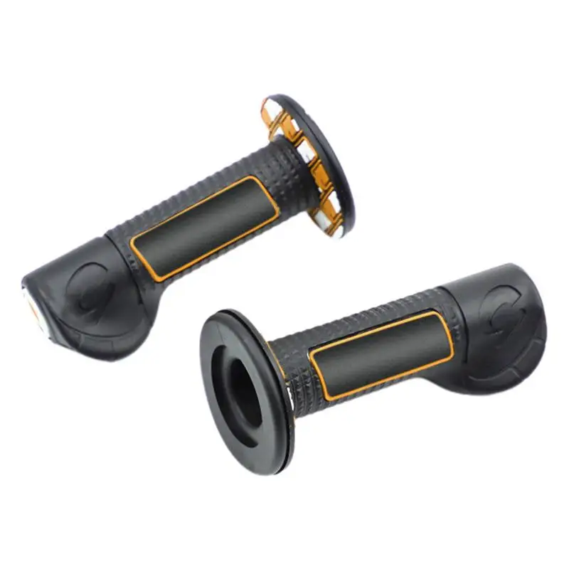 

Motorcycle Grips Handlebar Non-Slip Rubber Handlebar Grips Universal Motorcycle Comfort Hand Handlebar Grip Thruster Grip for