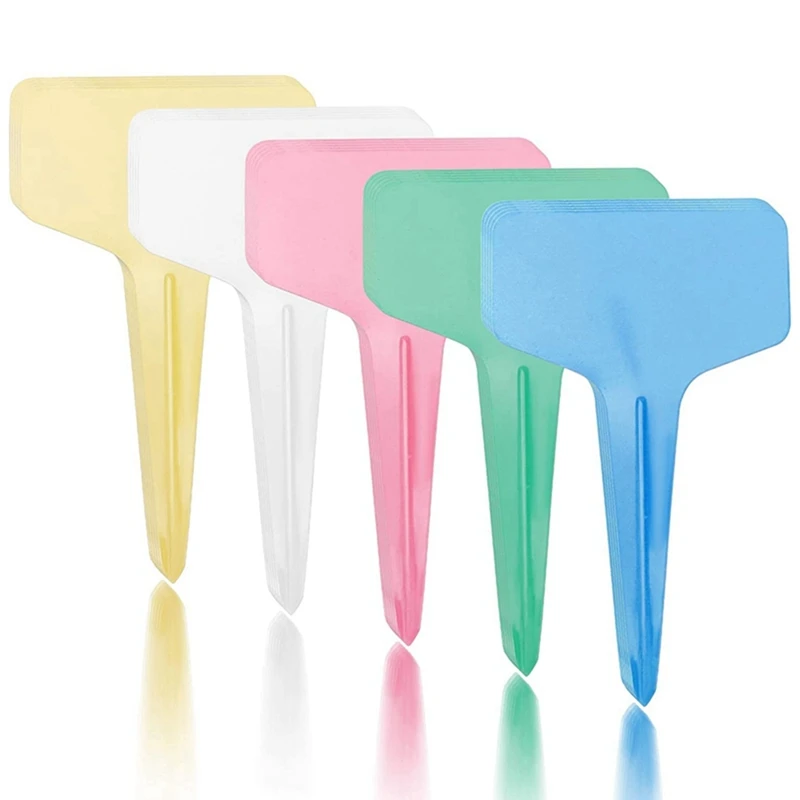 

Practical Garden Markers Plant Labels,T-Type Plant Tags Outdoor Garden Sign Reusable Waterproof Plant Marker For Nursery 500 Pcs