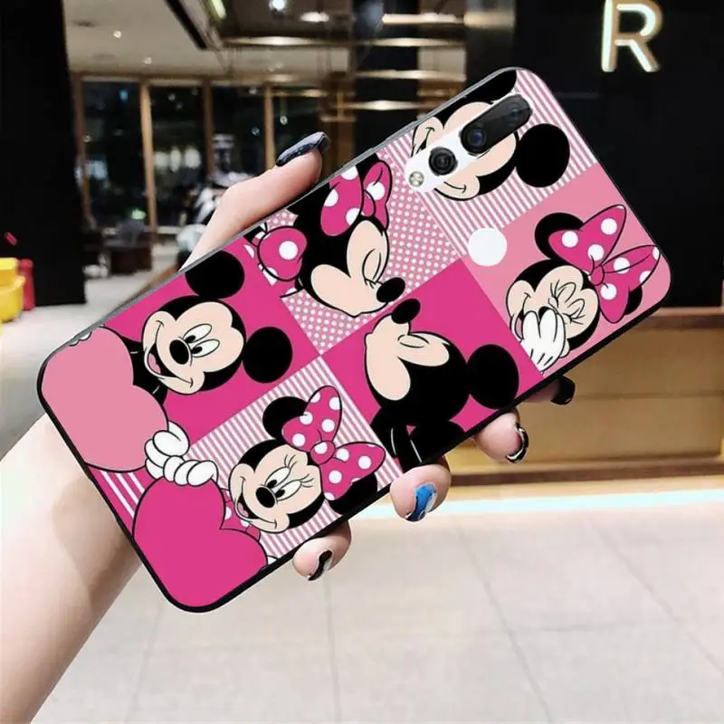 Cartoon Mickey Mouse Phone Case for Huawei Y6P Y8S Y8P Y5II Y5 Y6 2019 P Smart Prime Pro