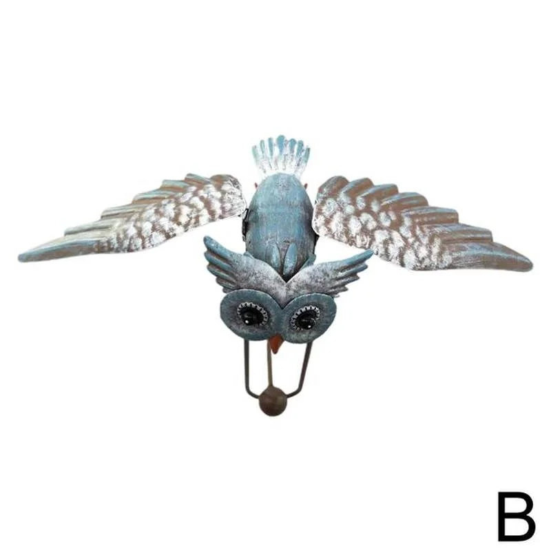 

Eagle Owl Outdoor Decorative Garden Art Outdoor Garden Pile Ornament Orchard Garden Guard Drive Birds Away Garden Protector