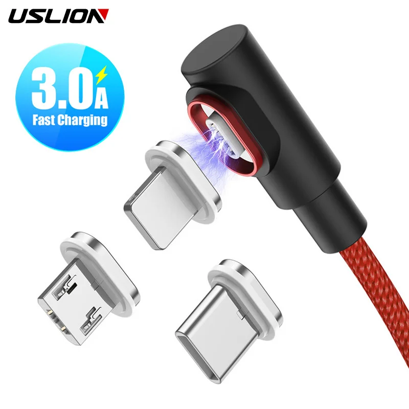 

OEING 1M 2M 3A Magnetic Fast Charging USB Type C Cable For iPhone 11 12 13 Pro Max Phone Charger Cable Fast Charging Data Cable
