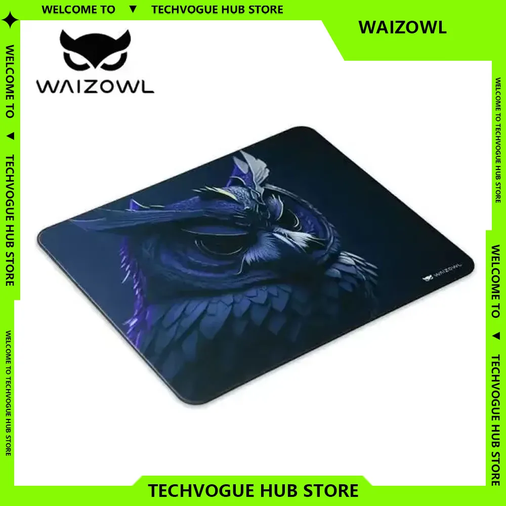 Коврик для мыши WAIZOWL Fukurou Esports водонепроницаемый и нескользящий 490*420*3 5 мм игровой