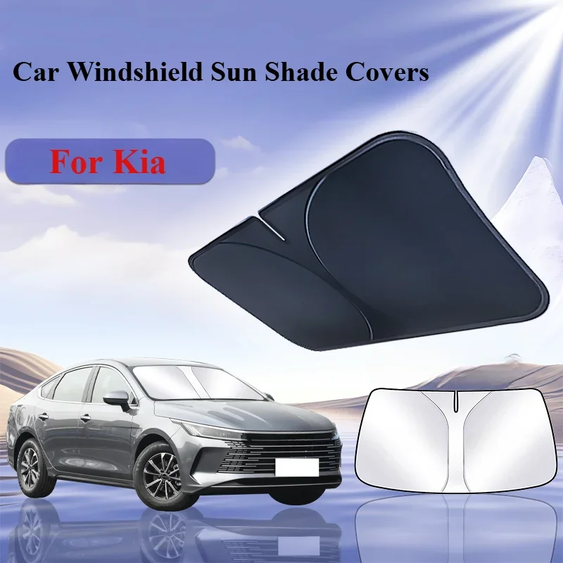 Car Windshield Sunshades Cover for Kia Sorento MQ4 2020 2021 Summer Sun Anti UV Protection Front Window Sunshade Accessories