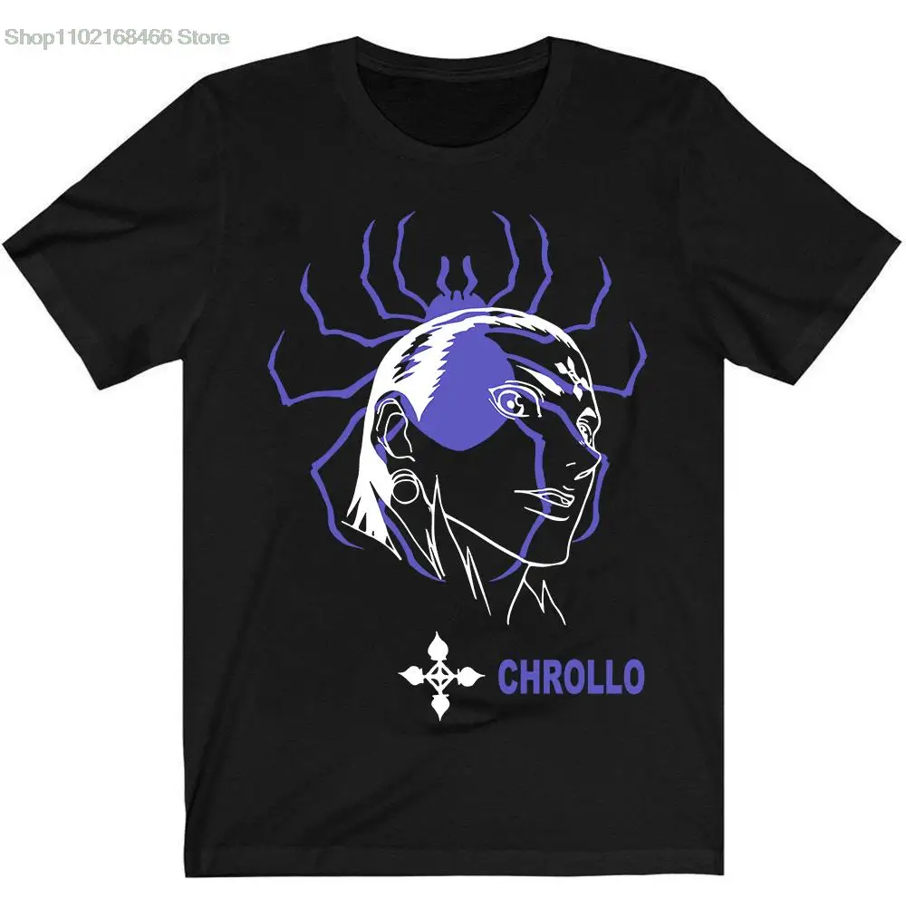 

Anime T-Shirt Men Cotton T Shirt Phantom Troupe Clothes Chrollo Tops Tees Camiseta Camiseta