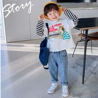 girl leggings kids baby%c2%a0long jean pants trousers 2022 luxury spring autumn toddler outwear cotton comfortable children clothing