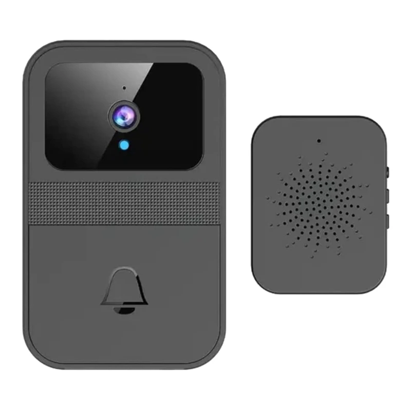 

Умный беспроводной дверной звонок с Wi-Fi, видеодомофон с дистанционным монитором и камерой с громкостью, звонок для двери