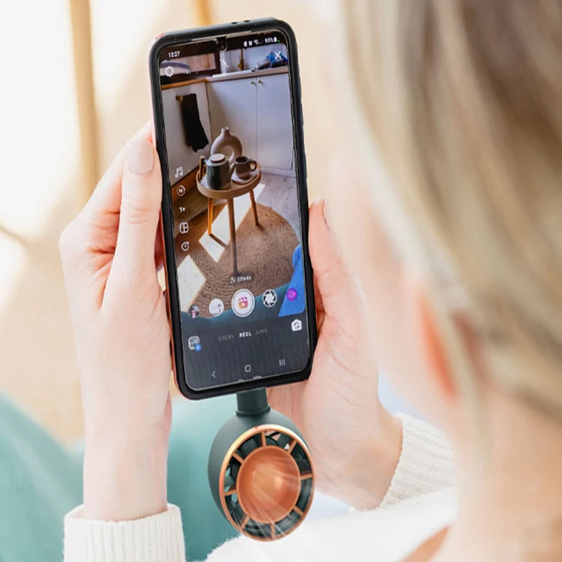 Портативный мини-турбовентилятор ручной вентилятор для студентов мобильных