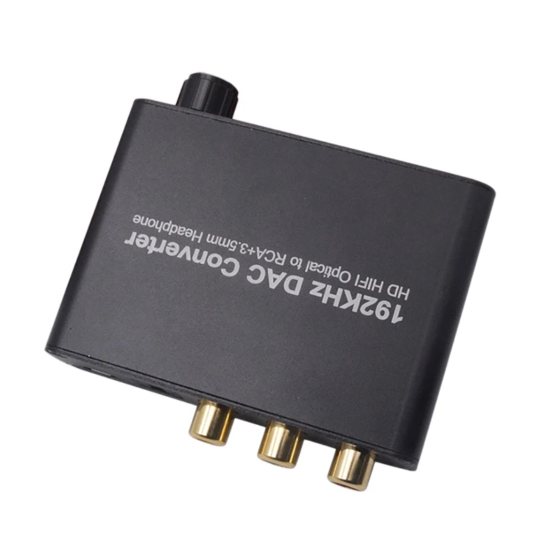 

Цифро-аналоговый преобразователь DAC Audio, 5,1 каналов, волоконный порт SPDIF в наушники L-Out-R 3,5 мм для домашней потоковой передачи