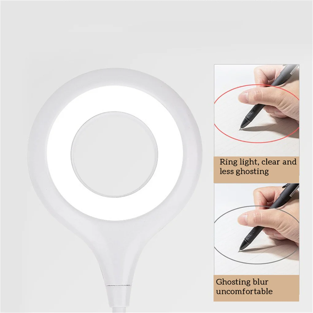 

LED Desk Lamp Flexible Dimmable Eye Protection Reading Table Light Office Bedroom Desktop Headboard Accessories