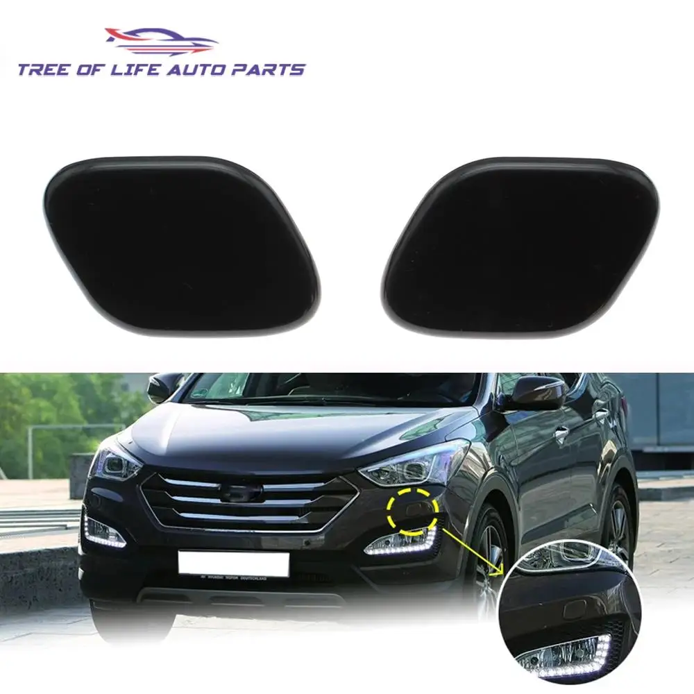 

Front Bumper Headlight Headlamp Washer Nozzle Jet Cap Cover For Hyundai Santa Fe III 2013 2014 2015 2016 98682-2W000 98681-2W000