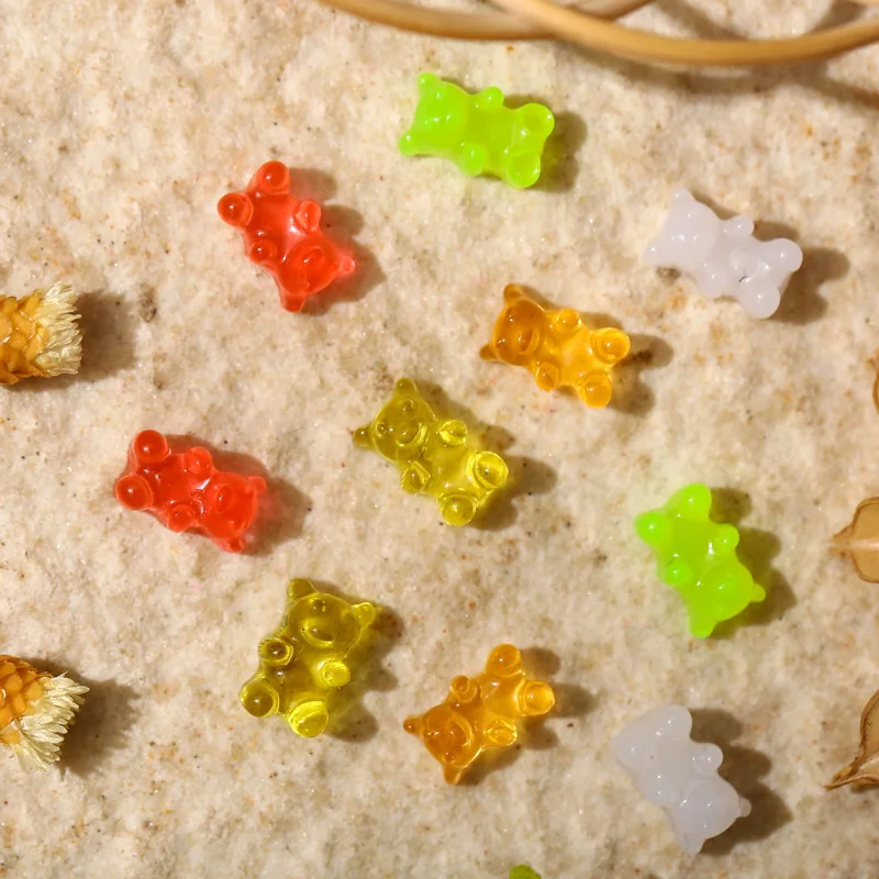 30 шт./лот японский изысканный соковый Медведь Дизайн ногтей ювелирные изделия