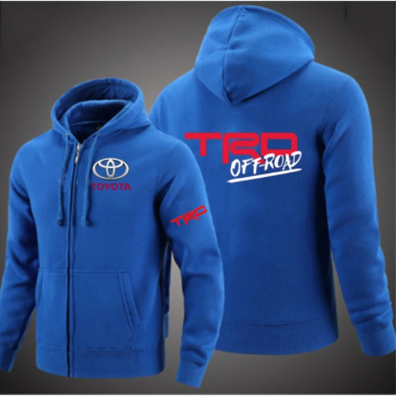 

Toyota TRD Motorsport Cotton Cardigan Men's Hoodies Sweatshirt Zipper Male Clothing Casual Slim Fit Sportswear Jackets Coat