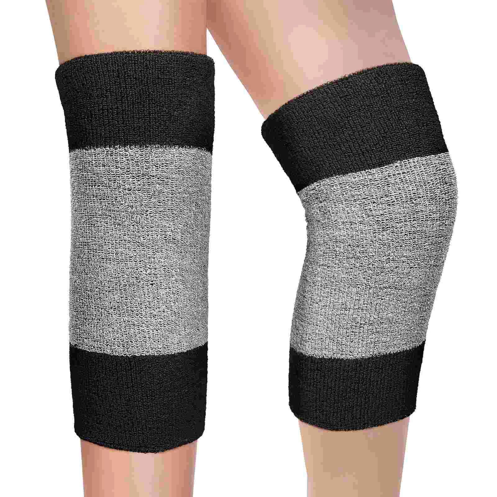 

Knee Protector Men Warm Pad Elastic Compression Kneepad Support Sleeve Miss Thermal Joint