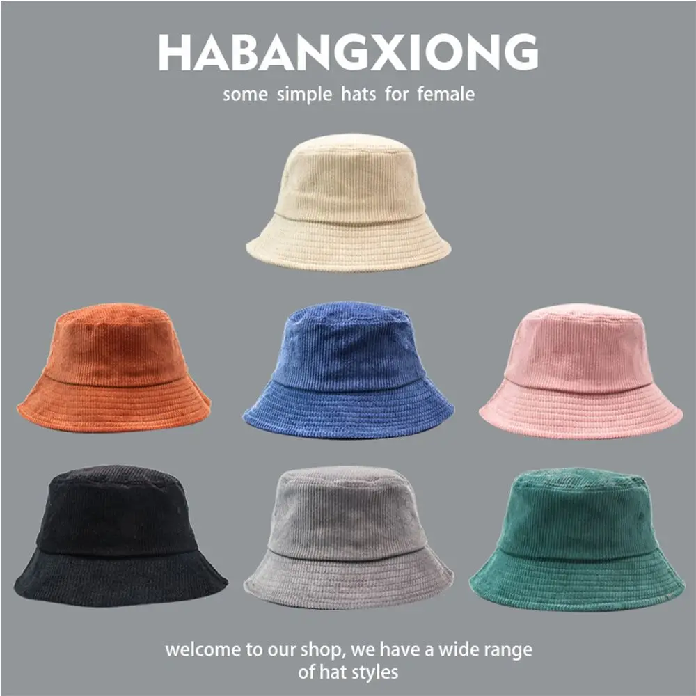

Outdoor Women Men Beach Cap Unisex Suede Panama Hat Fisherman Hat Sunbonnet Fedoras Cotton Bucket Hats