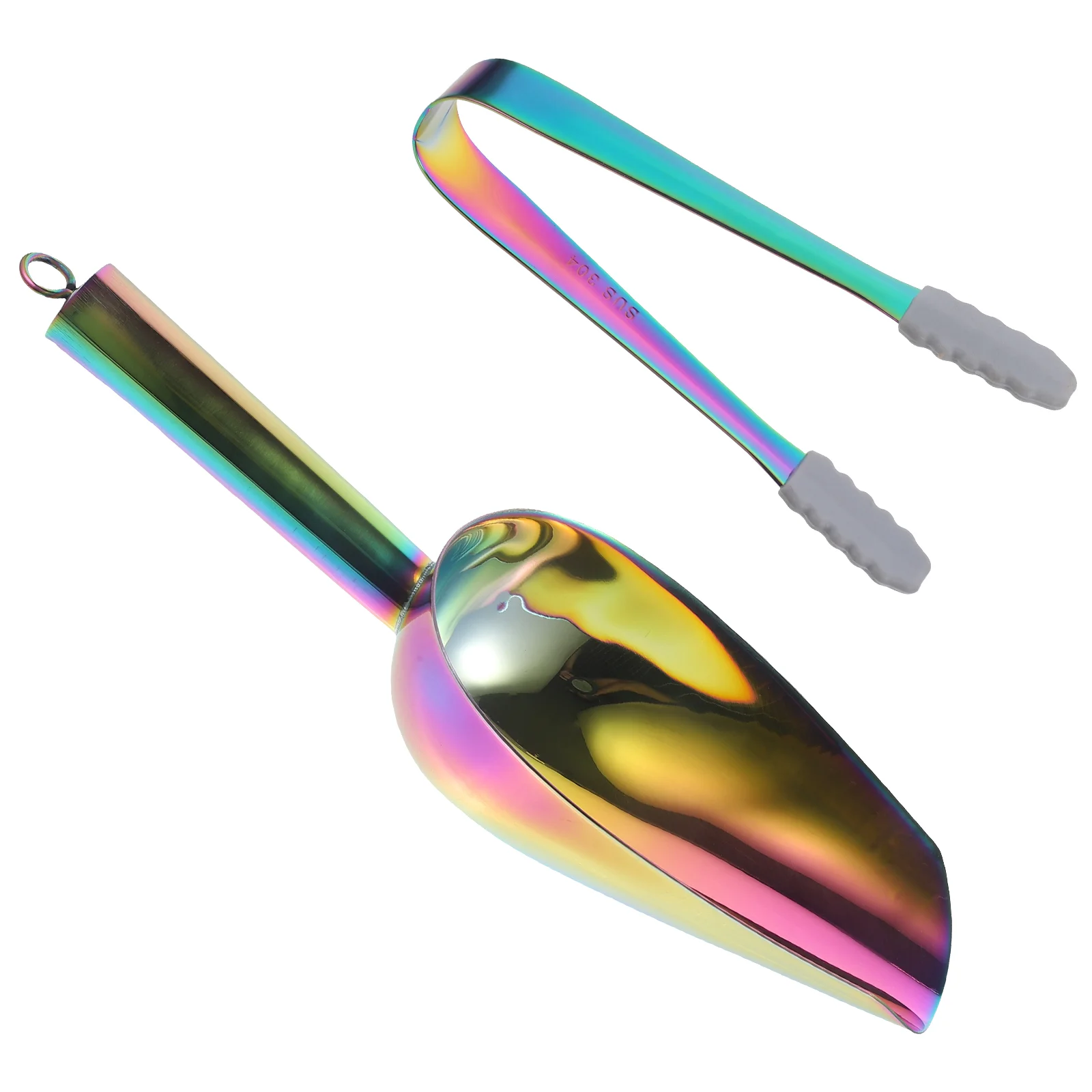 

Candy Tong Bar Ice Serving Food Grains Scoop Restaurant Kitchen Stainless Steel Spoons