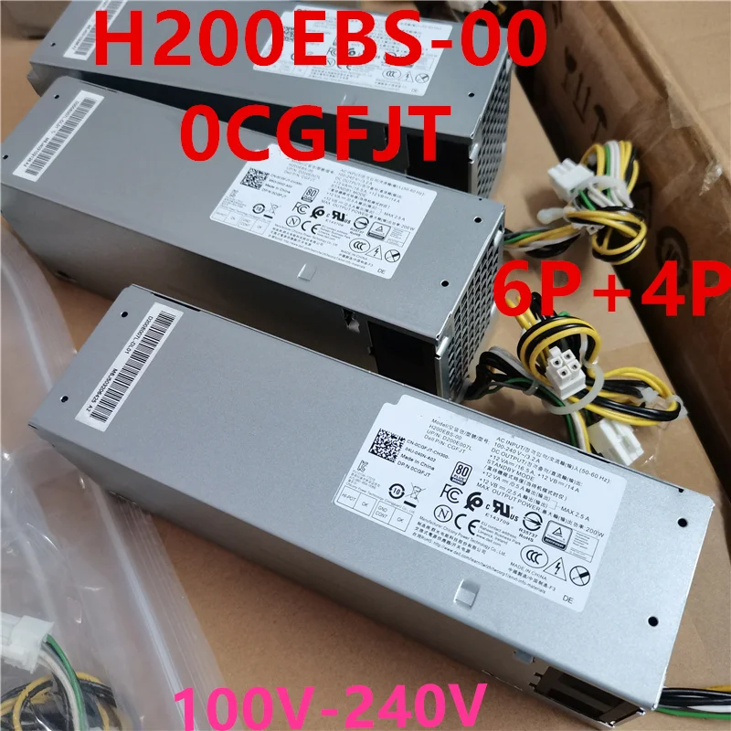 

Original New PSU For Dell Optiplex 3060 5060 7060 6Pin+4Pin 80plus Bronze 200W Switching Power Supply CGFJT 0CGFJT H200EBS-00