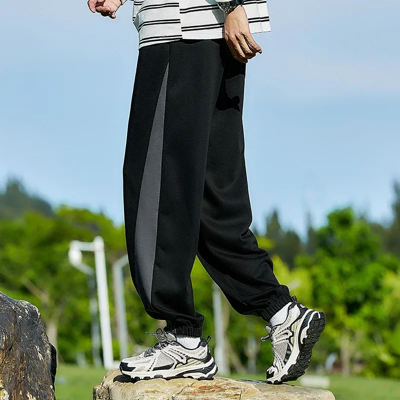 Прямая продажа с фабрики весенне-осенние мужские повседневные брюки молодежные