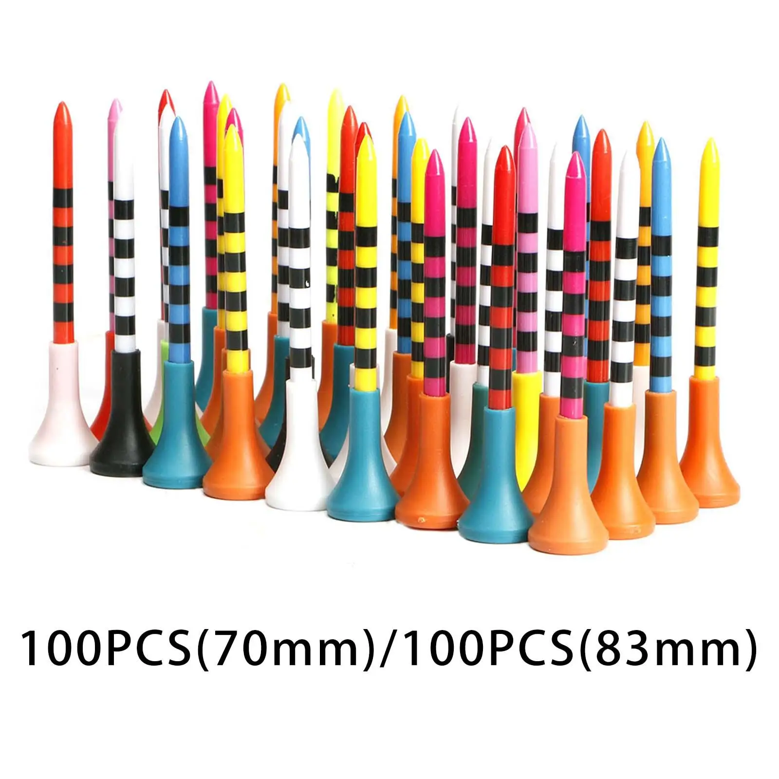 

PVC Rubber Golf Tees Golf Holder Professional Reusable Portable Stable for Sports Accessories Golf Tools Practice Training
