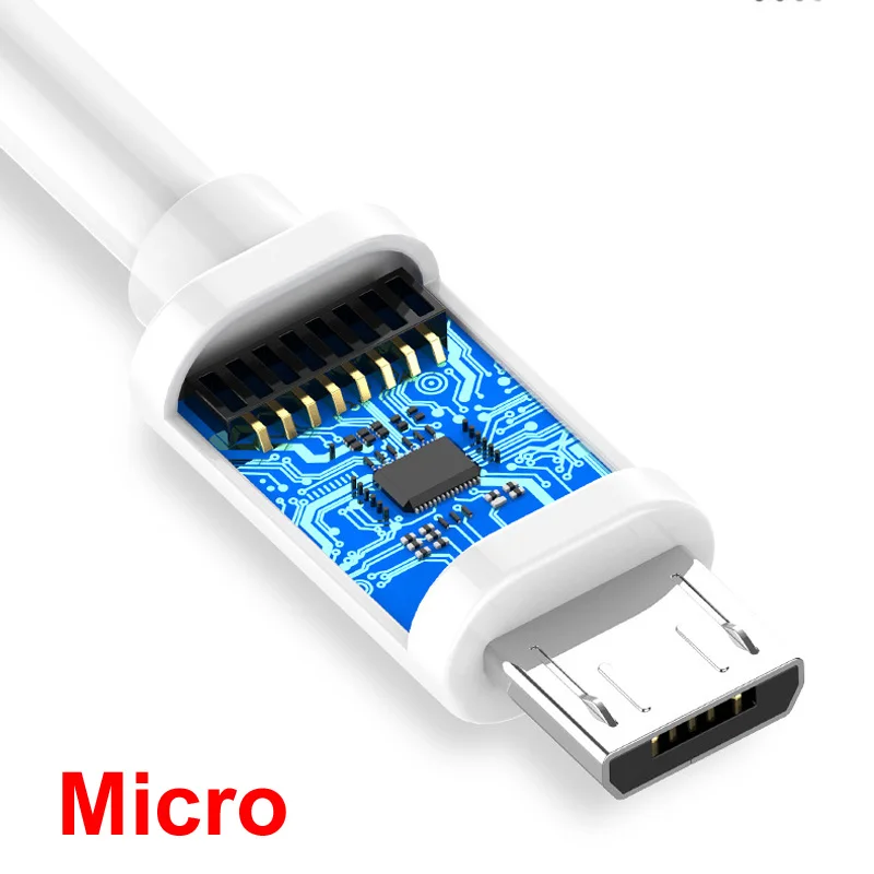 1M/2M/3M/5M/8M/10M/12M 5V 2.1A USB Micro Fast Charging Charger Data Sync Cable For Mobile Phone CCTV Camera Monitor Power Bank images - 6