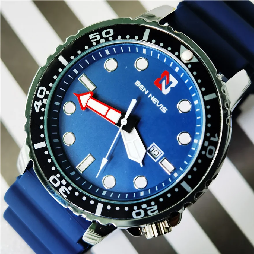 

BEN NEVIS Military Men Watch Top Brand Luxury Waterproof Big Size Time Zone Circle Design Quartz Watch For Man Reloj de hombre