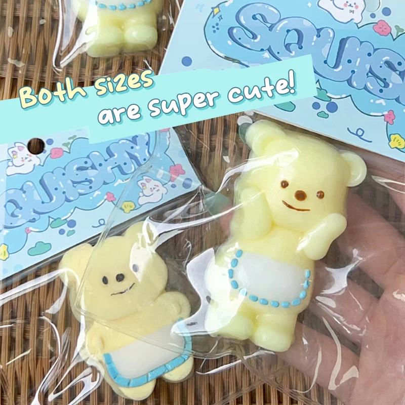 Мягкая игрушка Моти Игрушка Масло Медведь Онимание Фартук Щипание Медвежьи