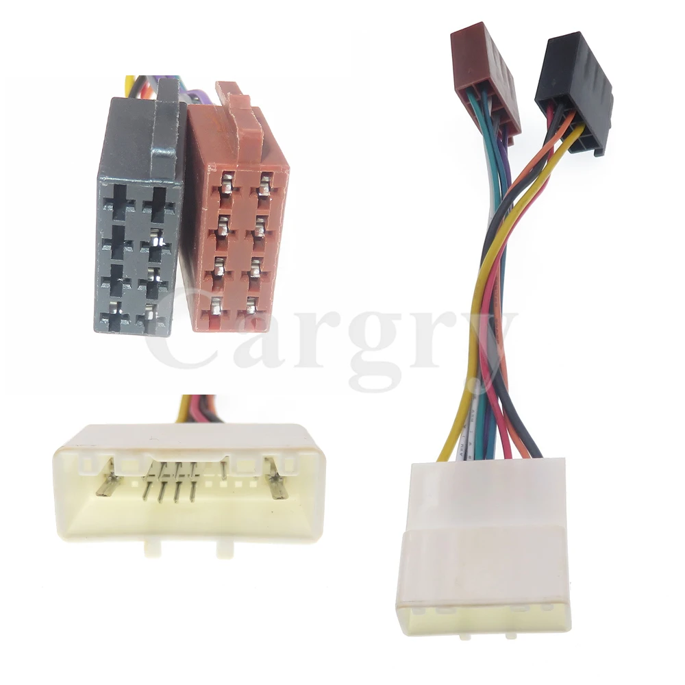 

1 Set 962191-1 963121-1 357035447A 962189-1 Auto Stereo CD ISO Adapter Cable Adaptor Car Radio Wire Harness Connector for Nissan