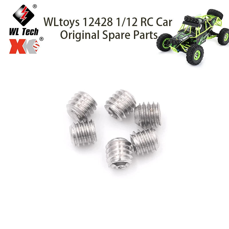 

WLtoys 12428 1/12 Оригинальные запасные шестигранные винты для радиоуправляемой машинки 12423-ABC 4/4 M4 * 4