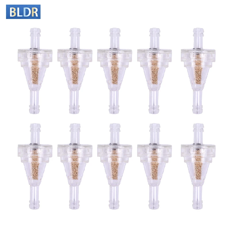 

10pc 6mm Motorcycle ATV Petrol Gas Gasoline Liquid Oil Cup Fuel Filter for Suzuki for Kawasaki for Yamaha Fot KTM for Ducati