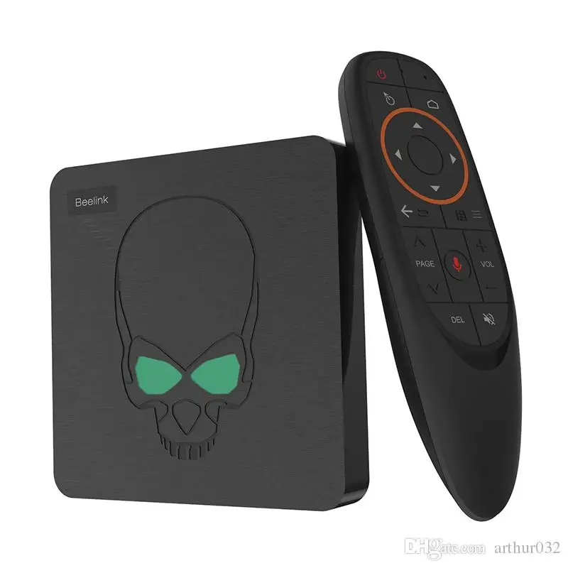 

Beelink GT-King Android 9.0 TV BOX Amlogic S922X GT King 4G DDR4 64G EMMC Smart TVBox 2.4G+5G Dual WIFI 6 1000M LAN with 4K