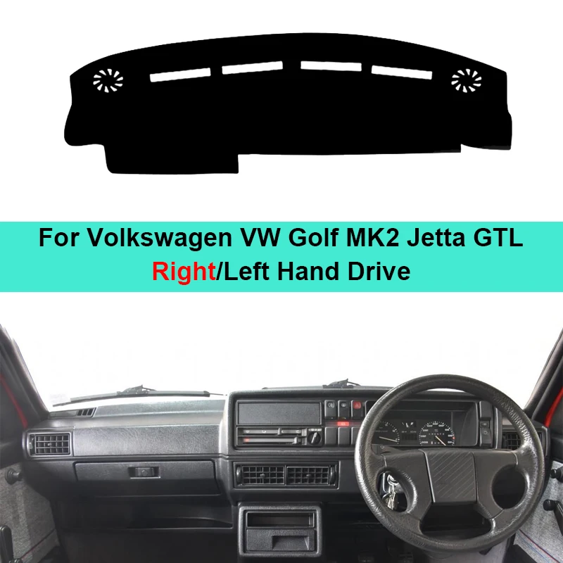 Для Volkswagen VW Golf MK2 Jetta GTL 2-слойный автомобильный чехол на приборную панель ковер