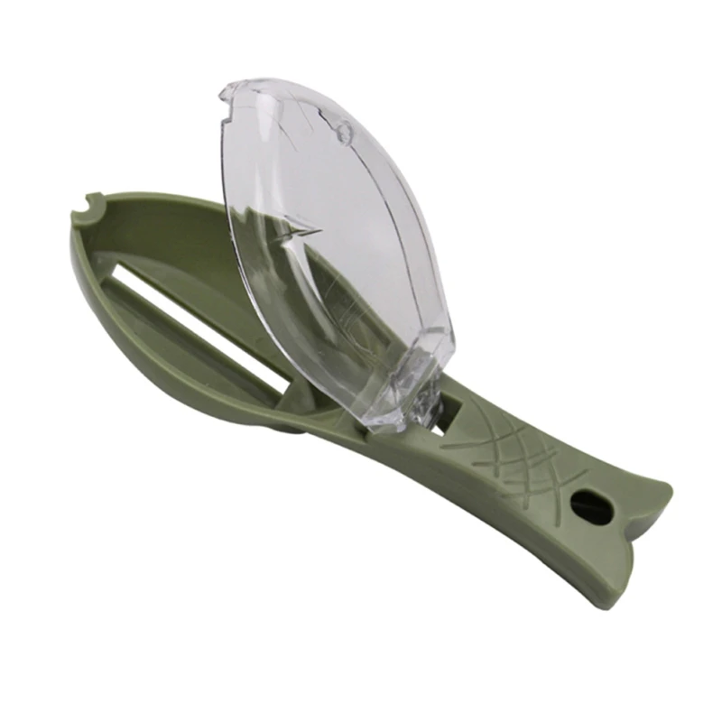 

Fish Scale Skin Brush Scraping Fish Brush Grater Built-in Fish Skin Brush Cutter Cleaning Scaler Scraper Fish Scaler Remover