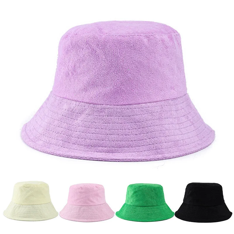 

Spring Autumn Foldable Bucket Hat Unisex Women Outdoor Sunscreen Hat Pure Color Fishing Hunting Cap Men Basin Chapeau Sun Cap