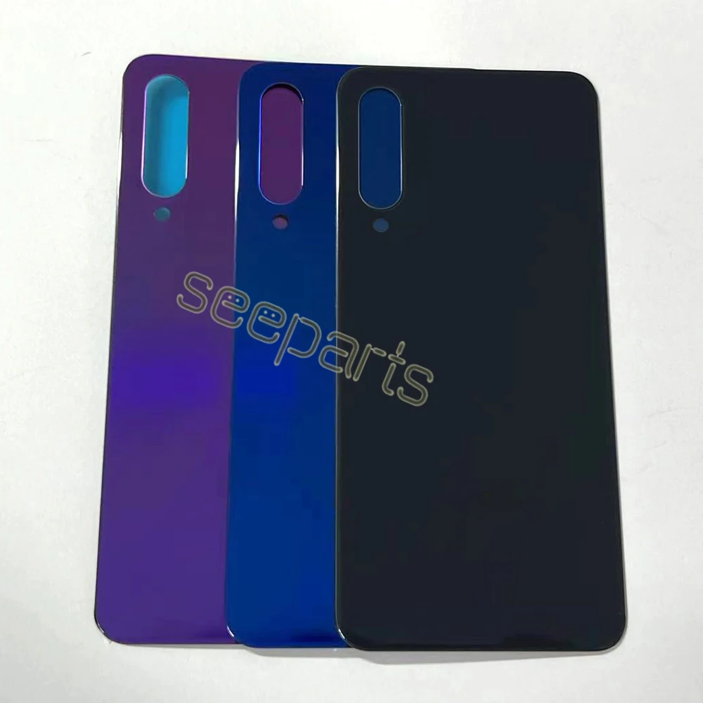 New for Xiaomi mi 9 Back Battery Cover Rear Door Housing Case Glass Panel Mi9 SE Replacement Parts For xiaomi mi 9 Battery Cover images - 6