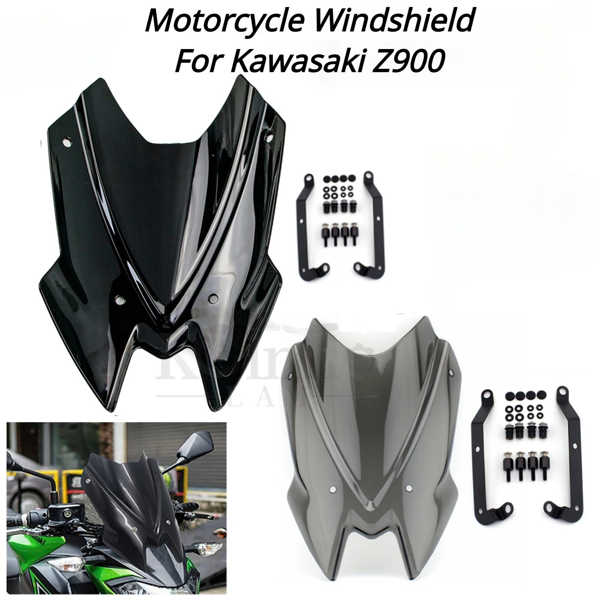 

Аксессуары для мотоциклов Kawasaki Z900 20-22 2020 2021 2022 отражатели ветрового стекла