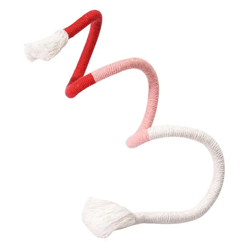 

Kitten Teeth Cleaning Toys Bright Color Cotton Braided Chew Toy For Cats Cats Interactive Toys For Cat House Pet Shelter Living