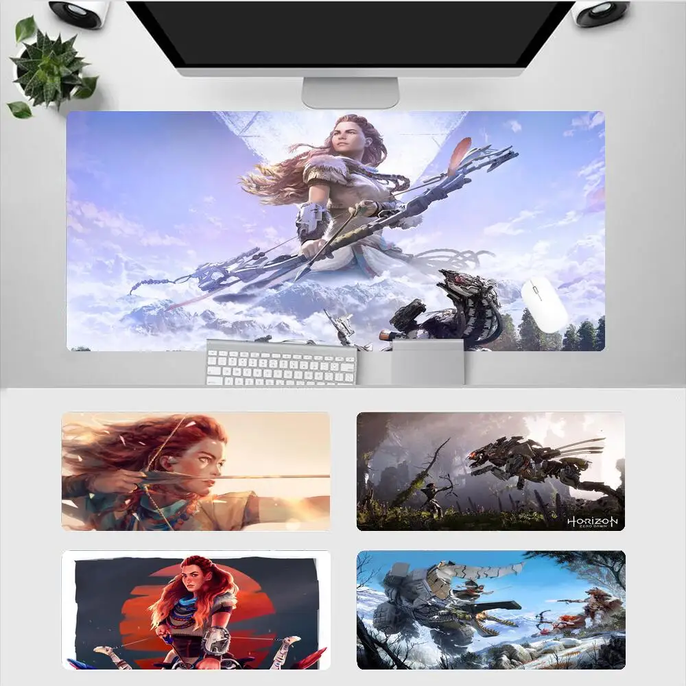 

Anime Mouse Pad Gamer Horizon Zero Dawn Xxl Kawaii Gaming Accessories Office Desk Mat Laptop Keyboard 900X400 Pc Mousepad Mats