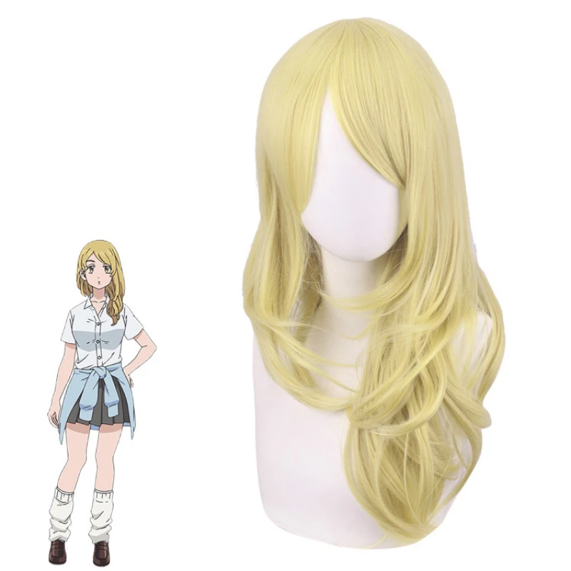 

Emma Sano Cosplay Wig Anime Tokyo Revengers Emma Heat Resistant Synthetic Hair Halloween Party Carnival Role Play Wigs + Wig Cap