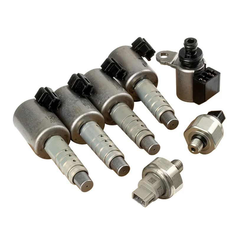 Соленоиды коробки передач CVT8 + датчики давления для Nissan X-Trail Altima Infiniti JX35 JF016E JF017E