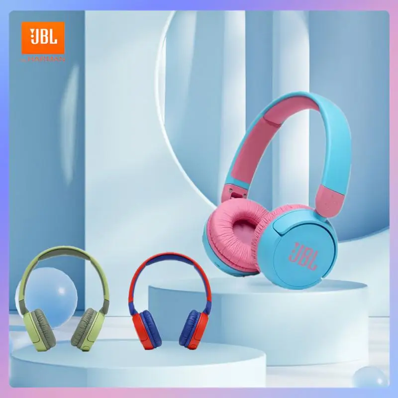 JBL Foldable Bluetooth Earphones HiFi Sound Headset With Mic Low-decibel Noise Deep Bass Gaming Headphones Children's Gifts