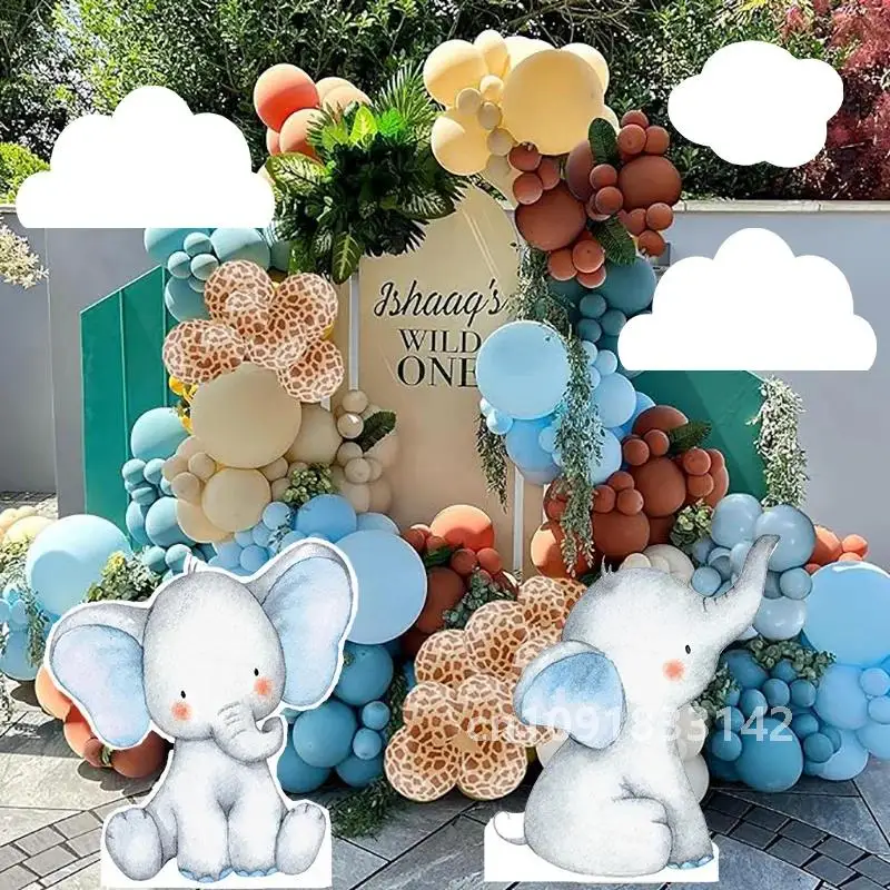 18/36 дюймов слон картонные животные джунглей KT доска вечерние вырезы DIY Декор для