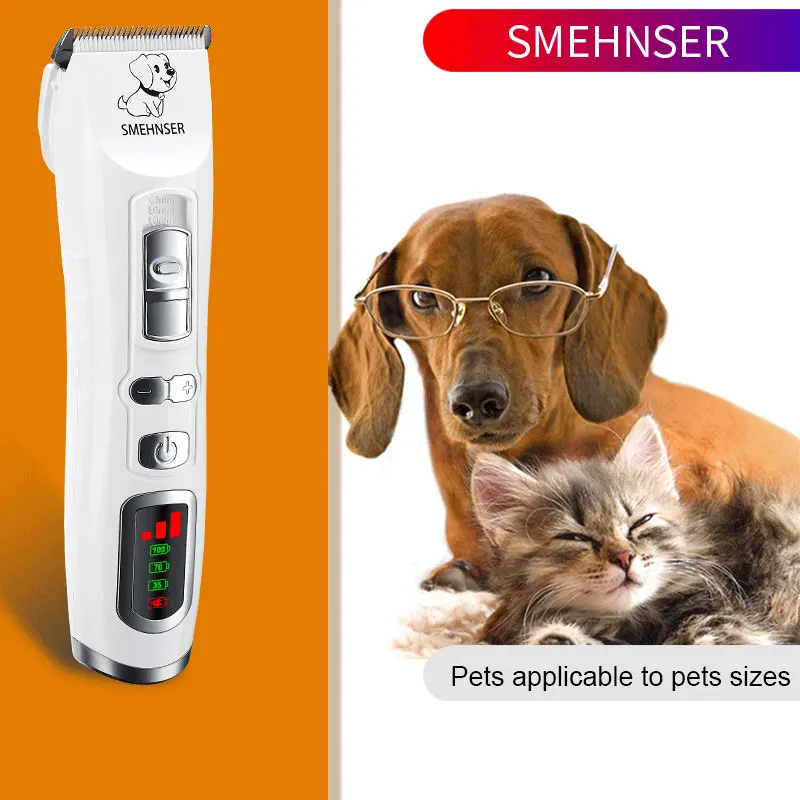 

Профессиональный триммер для домашних питомцев, Беспроводная электрическая бритва для кошек с низким уровнем шума