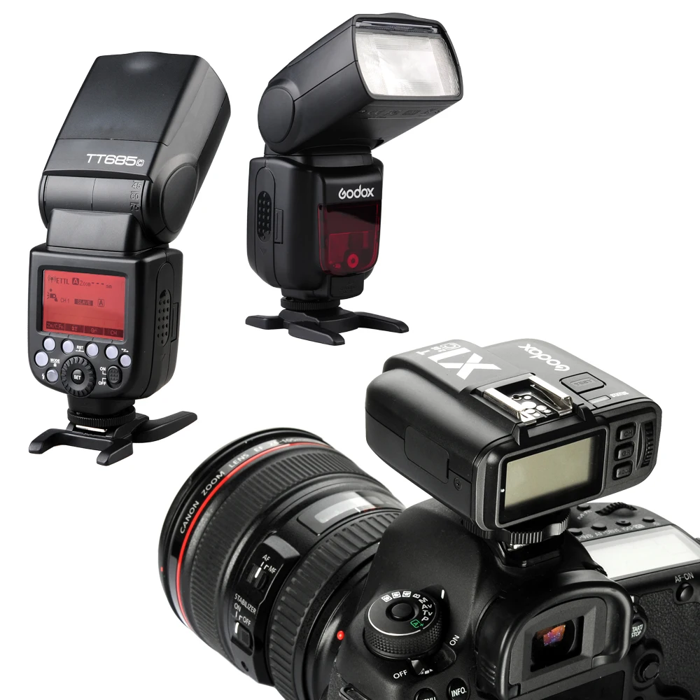 Беспроводной триггер вспышки Godox X1R-C X1R-S TTL 2 4G для цифровых зеркальных камер Canon Nikon