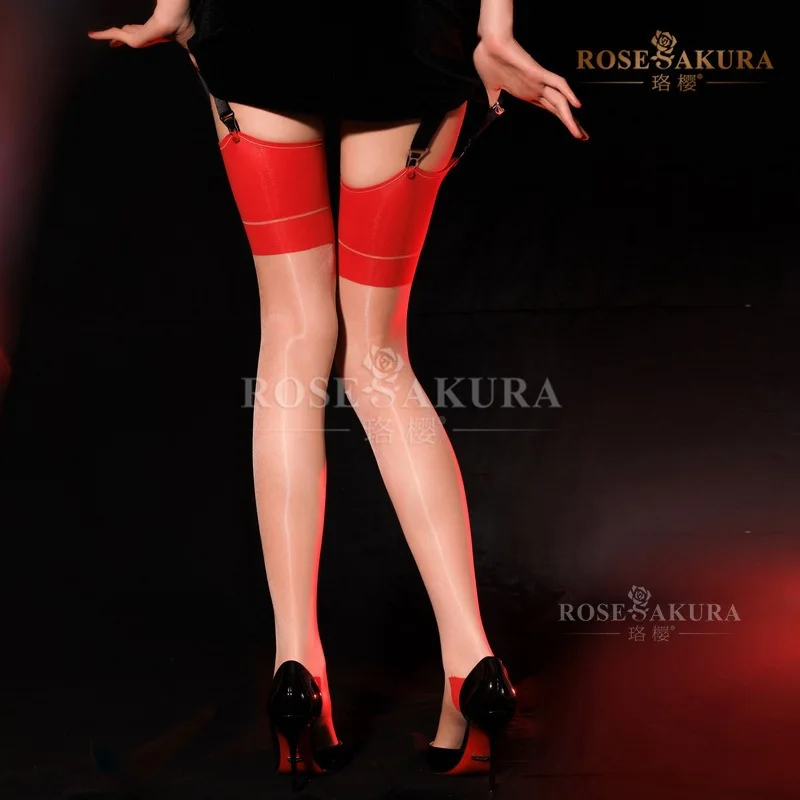 Ультратонкие жирные сексуальные высокие шелковистые тонкие чулки |